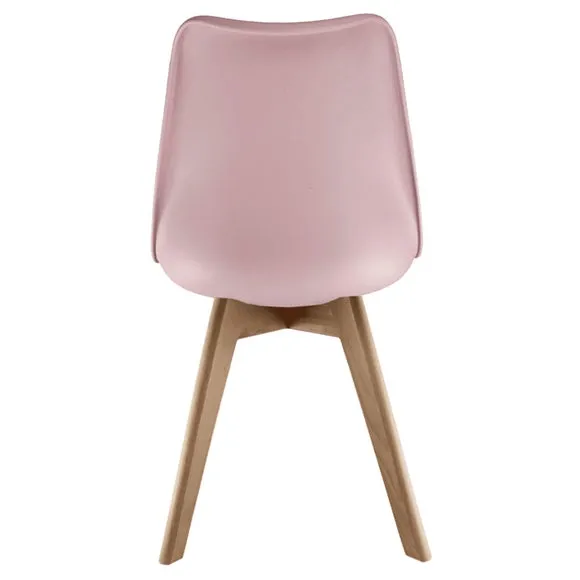 Fusion Living Soho Plastic Dining Chair with Squared Legs 6