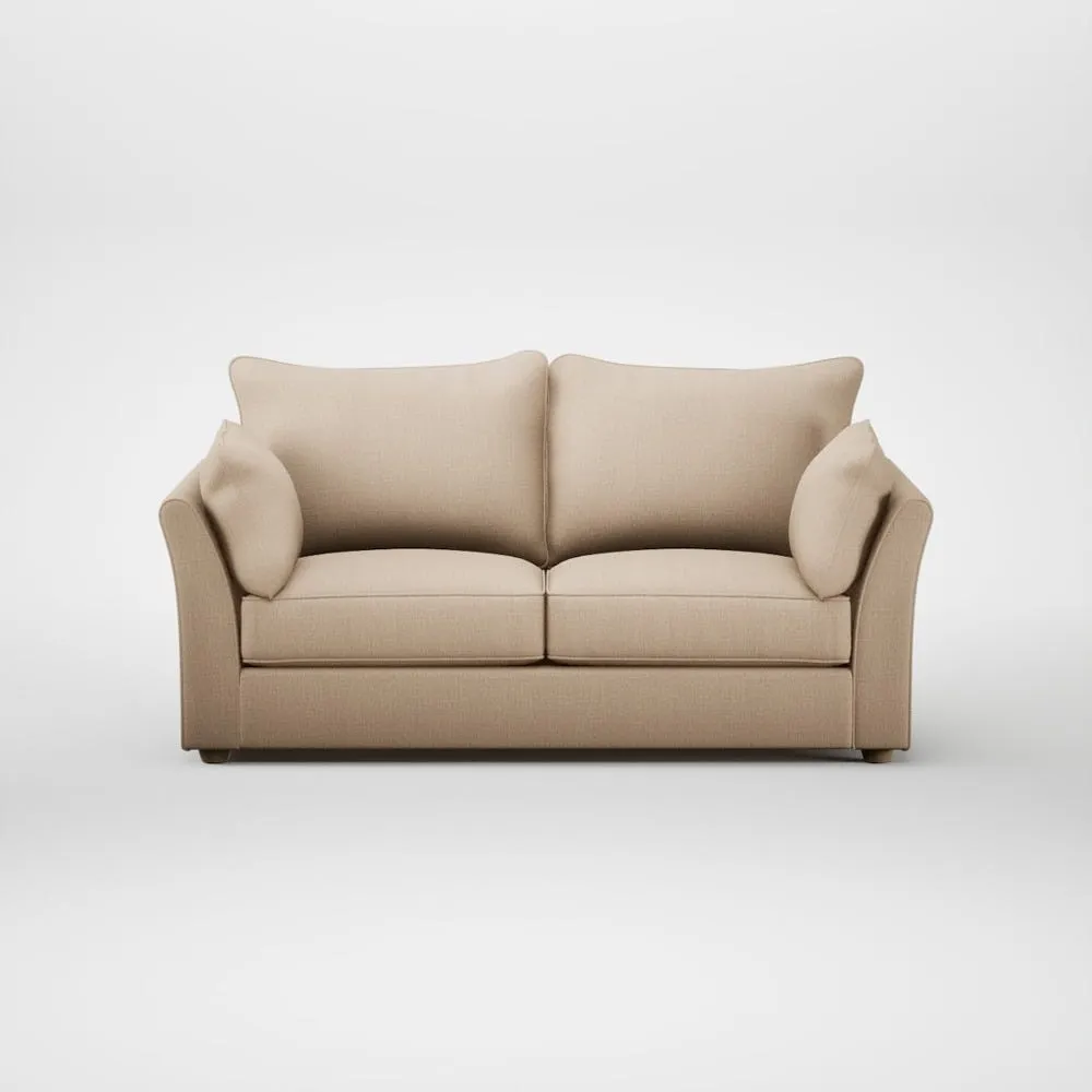 Heal's Tailor 3 Seater Sofa Smart Cotton Linen Rice Natural Feet 1