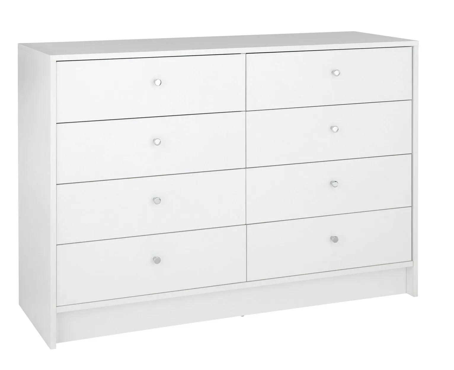 Argos Home Malibu 4 + 4 Drawer Chest - White