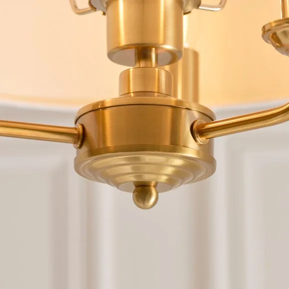 Vogue Sandringham 3 Light Flush Ceiling Light 3