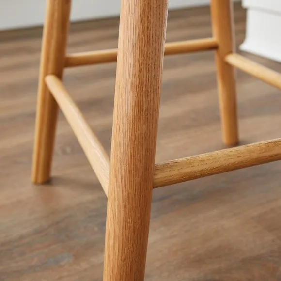 Loxwood Counter Height Bar Stool, Solid Oak 3