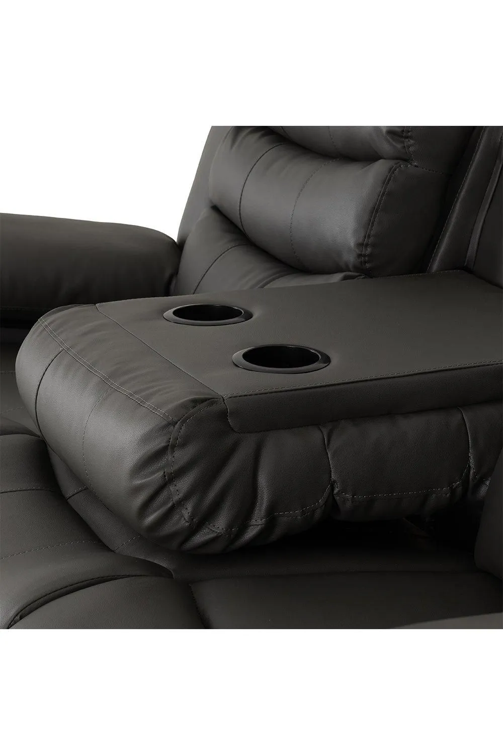 Seconique Roma 3+2 Suite in Dark Grey 5