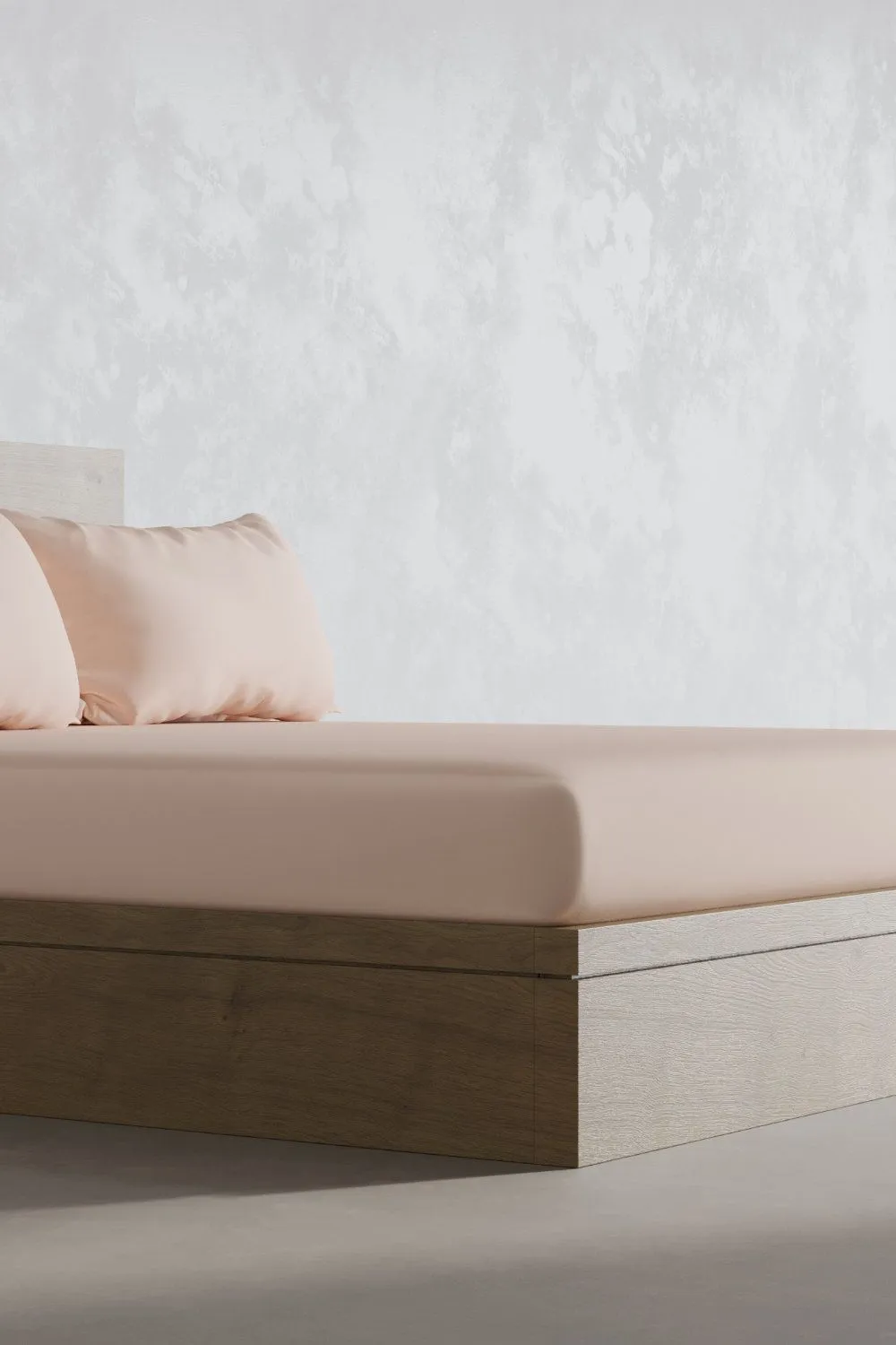 Panda London 100% Bamboo Complete Bedding Set in Dusty Pink 3