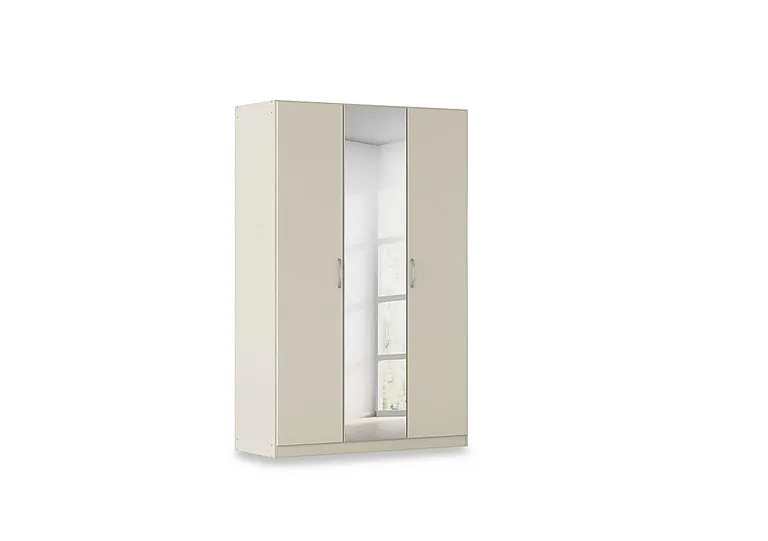 Impulse 136cm 3 Door Décor Hinged Wardrobe with Mirror Door