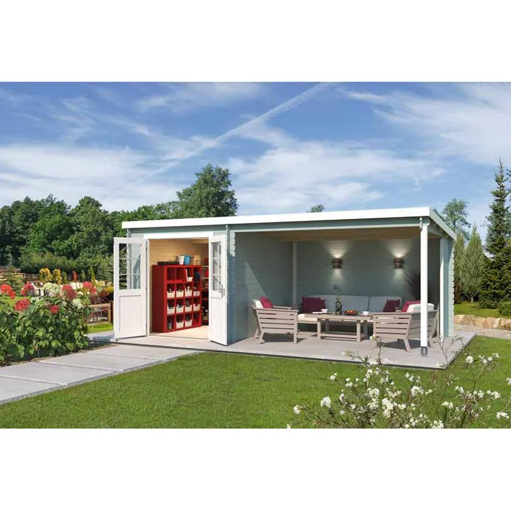 Lasita Maja Ltd Saint Raul-Log Cabin, Garden Room, Home Office - L590xW303.9xH222.3 cm in Natural 5