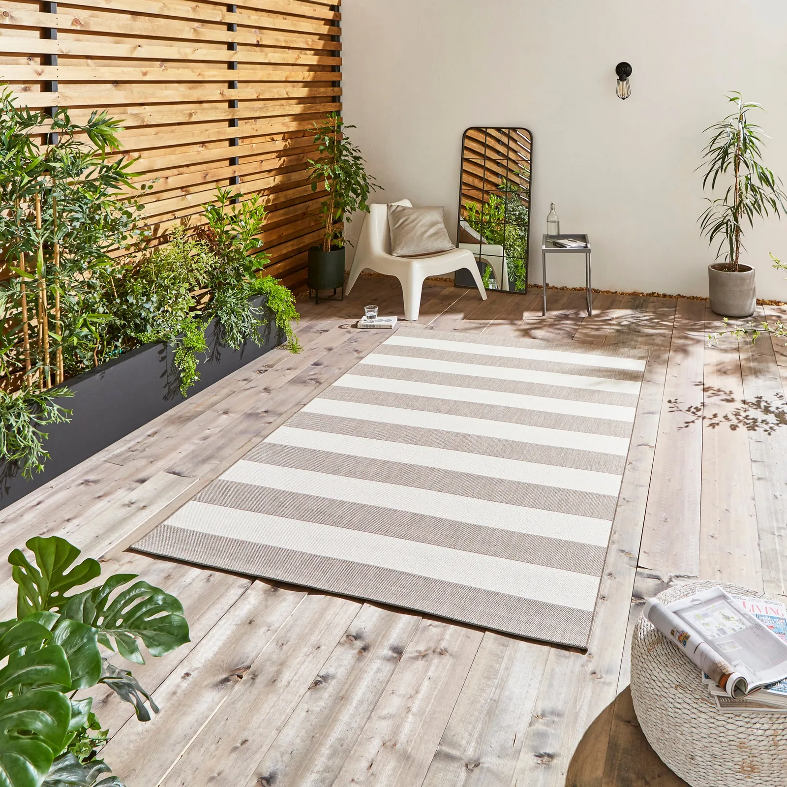 Santa Monica Indoor Outdoor Rug Santa Monica Beige Cream