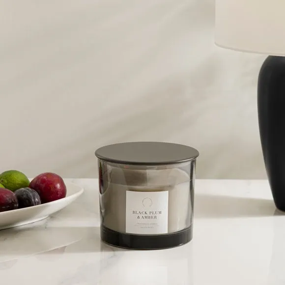 Plum and Patchouli Multi Wick Candle 2