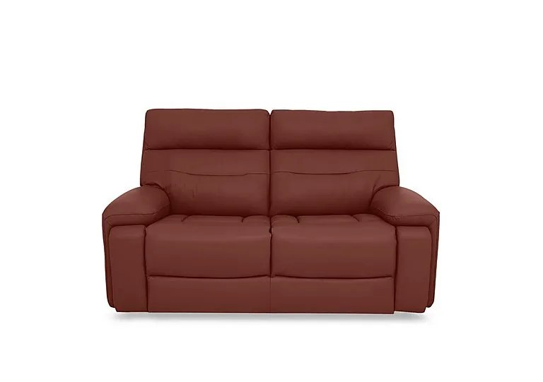 Cinemax Leather 2 Seater Sofa - Natural Redmaple