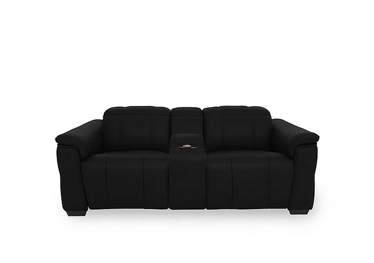 Inca NC Leather 2 Seater Power Recliner Sofa with Pop Up Light Console and Power Headrests