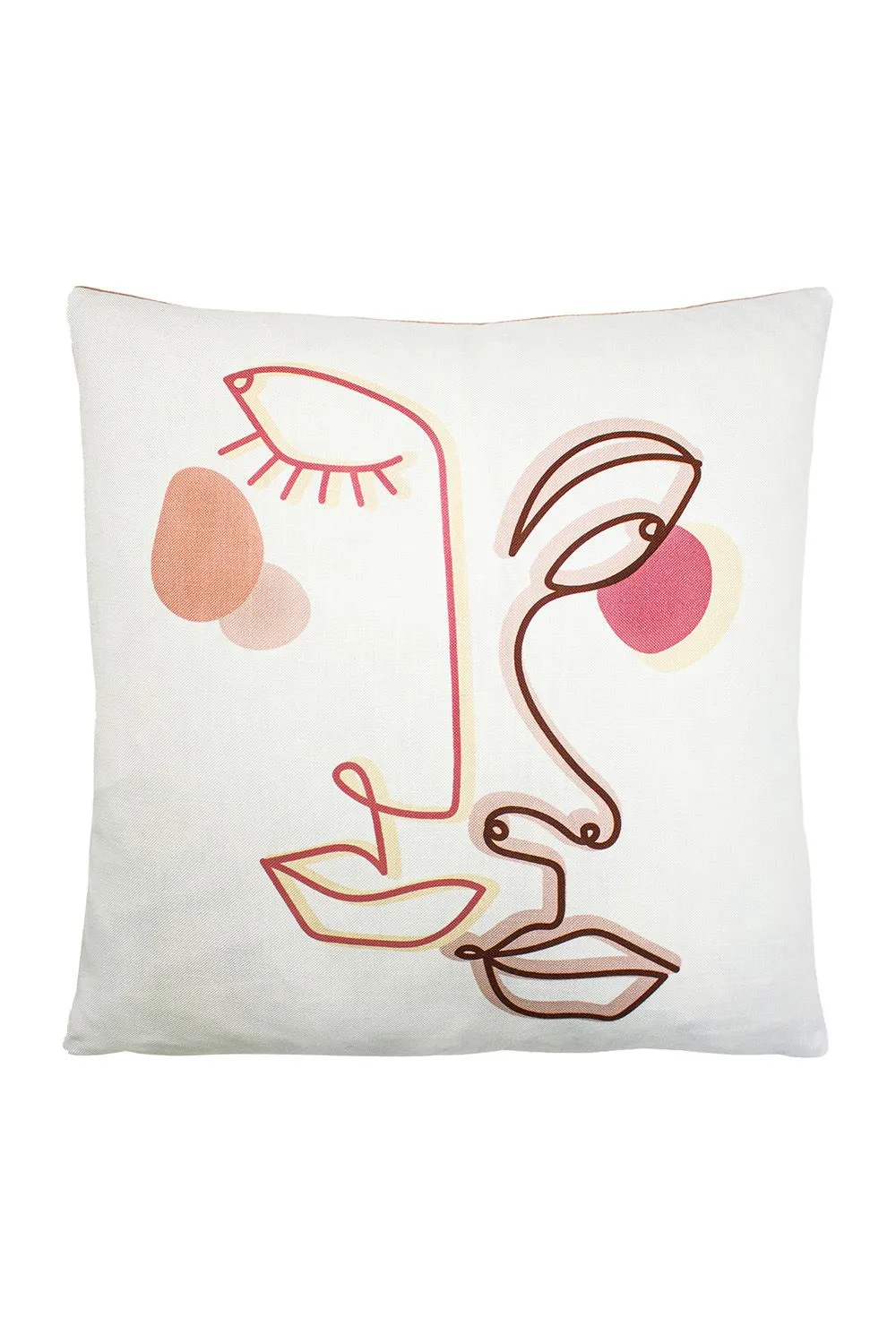 Furn Duo Large Abstract Printed Soft Velvet Cushion