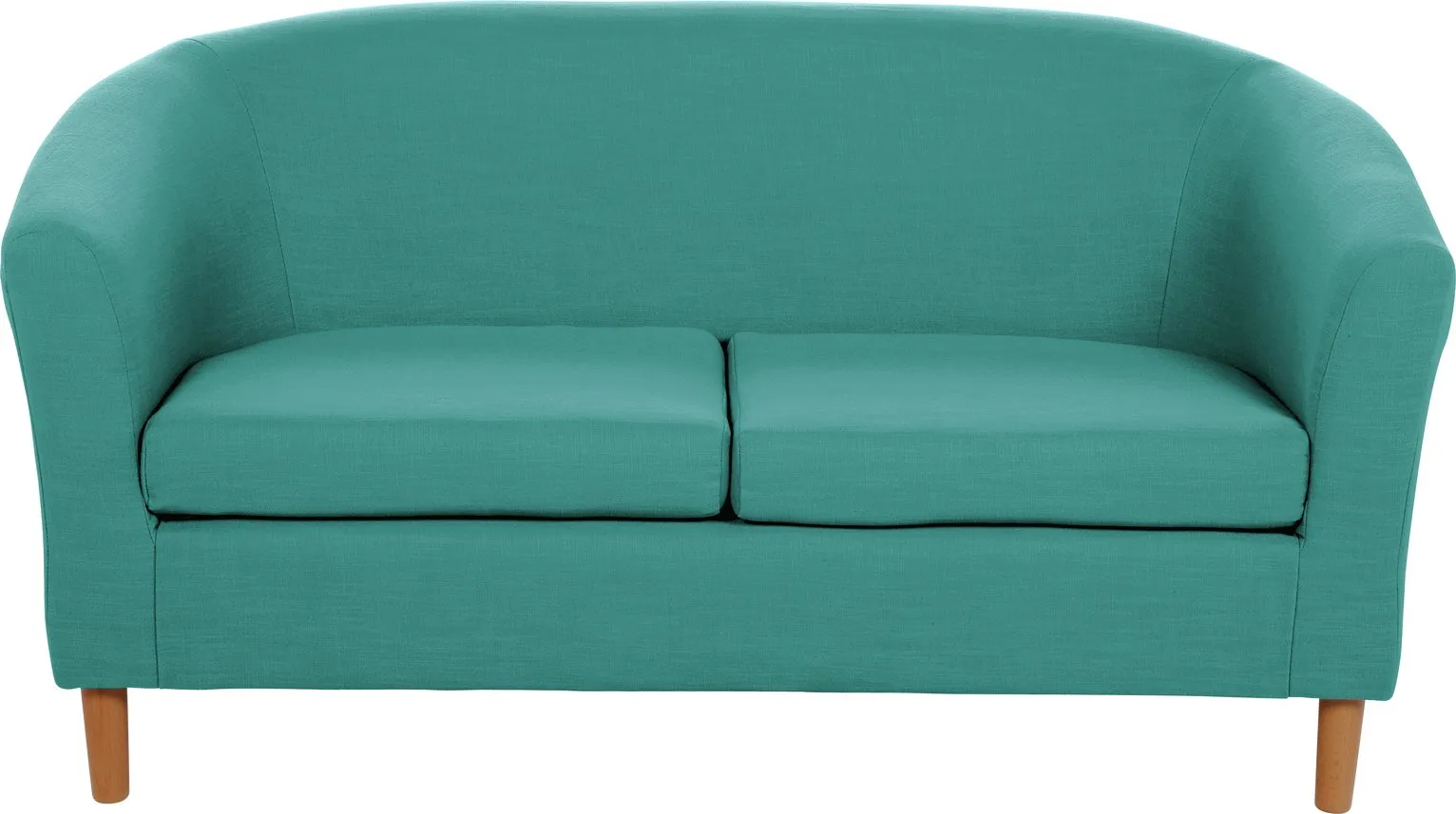Argos Home 2 Seater Fabric Tub Sofa - Teal
