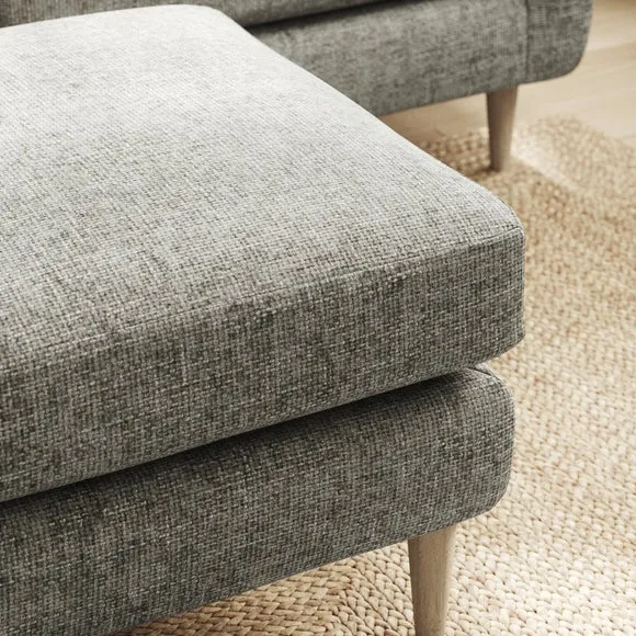 Sven Chunky Chenille Footstool 5