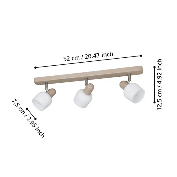 EGLO Corato Modern 3 Light Adjustable Spotlight 5