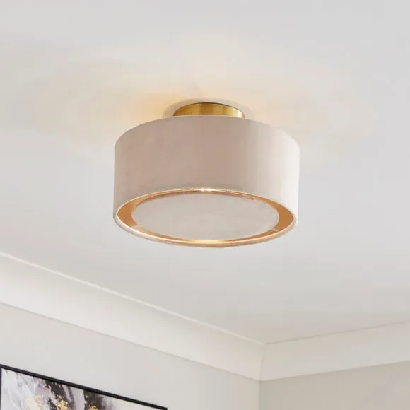 Nesa Shallow Flush Ceiling Light 1