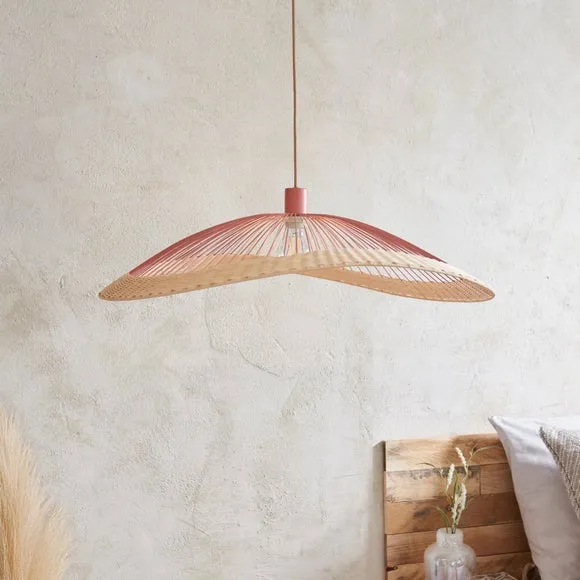 Florento Rattan Pendant Ceiling Light 2