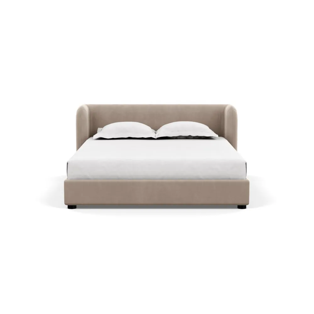 Heal's Group Bed King Varese Velvet Dove
