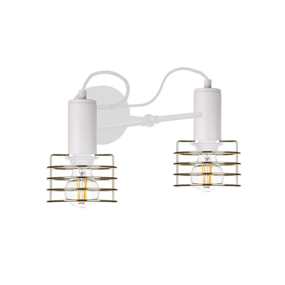 Netlighting Rune Wall Lamp White 25cm 2x E27