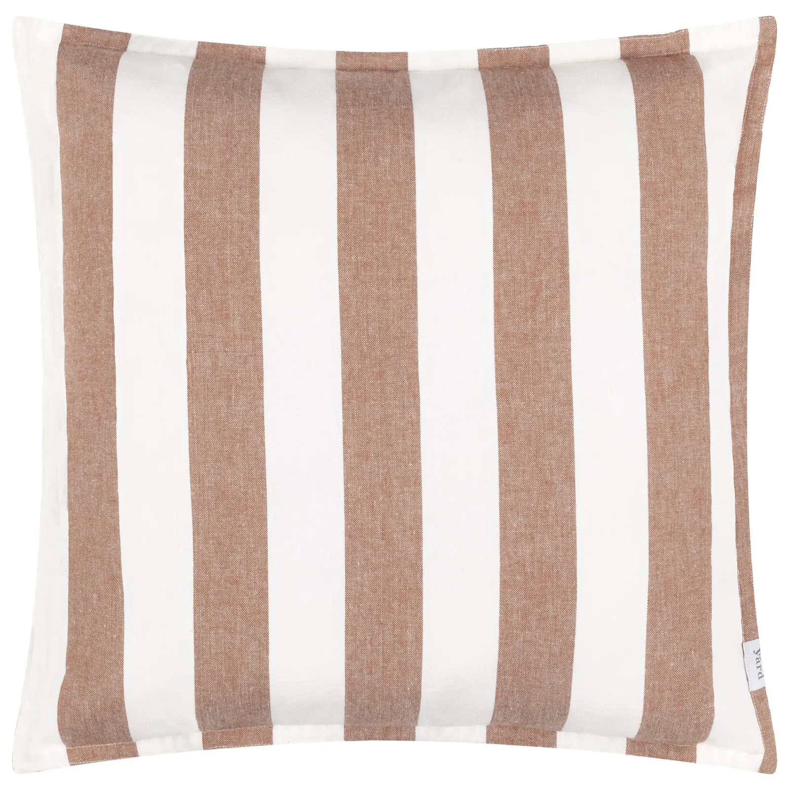 Yard Hayle 100% Cotton Striped Outdoor Cushion in Burnt Orange 2