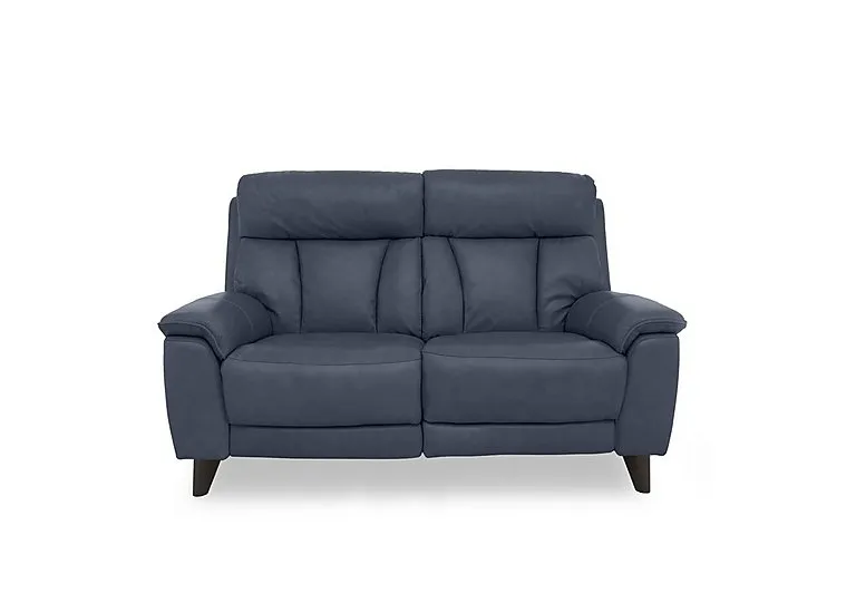 Dreamer NC Leather 2 Seater Power Recliner Sofa - NC Ocean Blue