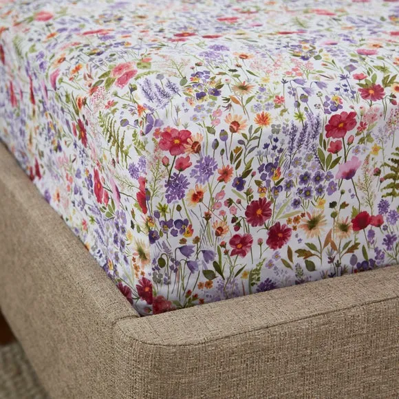 Dorma Modern Ditsy 100% Cotton Fitted Sheet 1