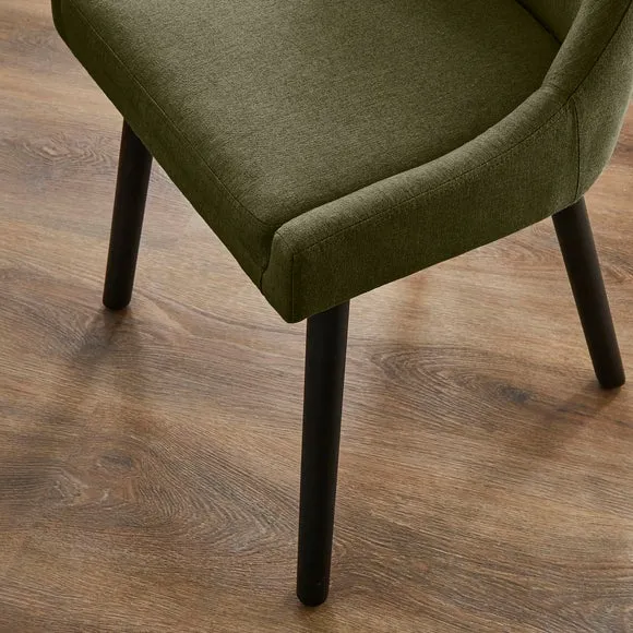 Eddie Dining Chair, Luna Fabric 4