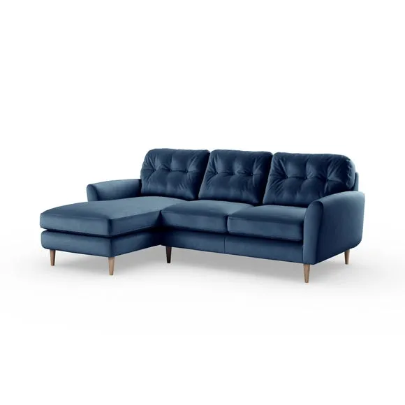 Sven Opulent Velvet Large Corner Chaise Sofa 6