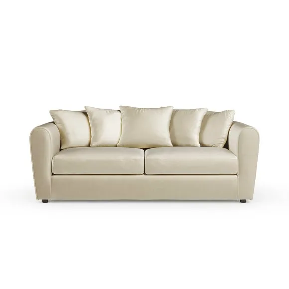 Blake Curved Arm Opulent Velvet 3 Seater Sofa 6