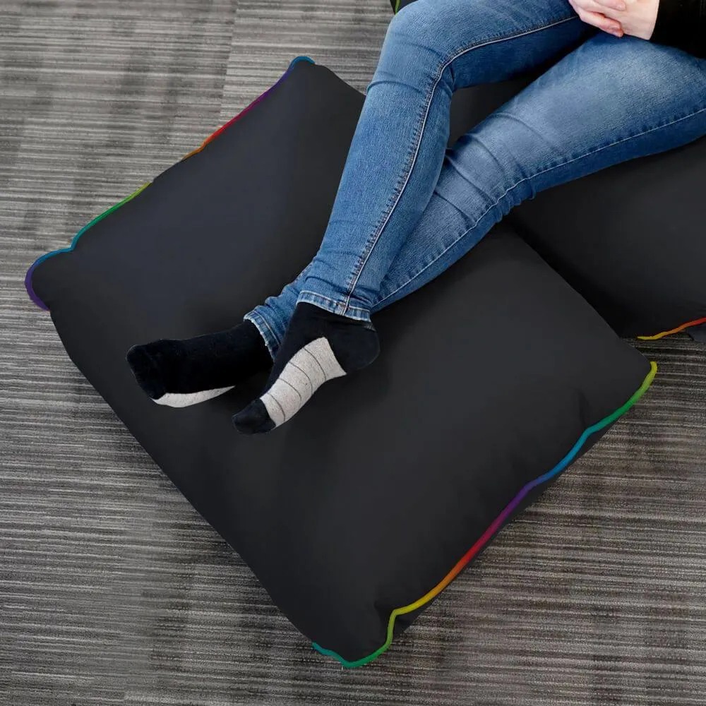 rucomfy Beanbags rucomfy Gaming Footstool Bean Bag - Pouffe for Gaming