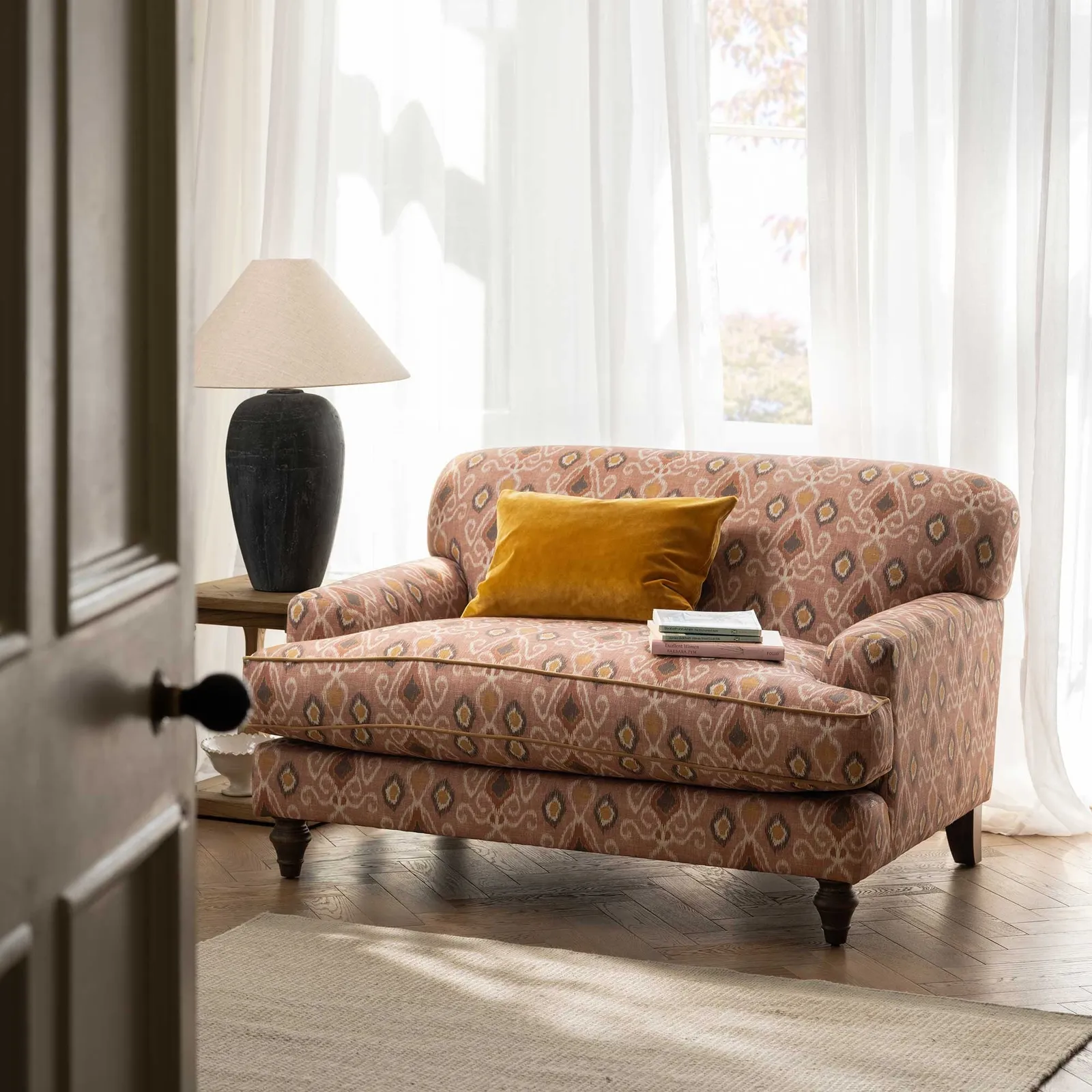 Cosette Loveseat Sofa Fabric | Barker & Stonehouse 2