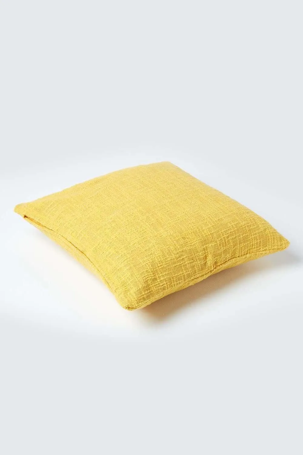 Homescapes Nirvana Cotton Cushion Cover in Yellow 3