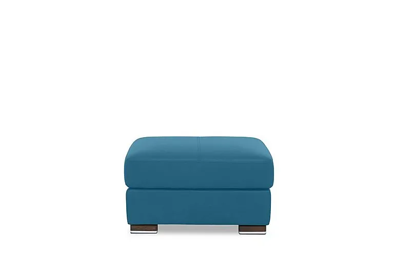Viali Leather Footstool