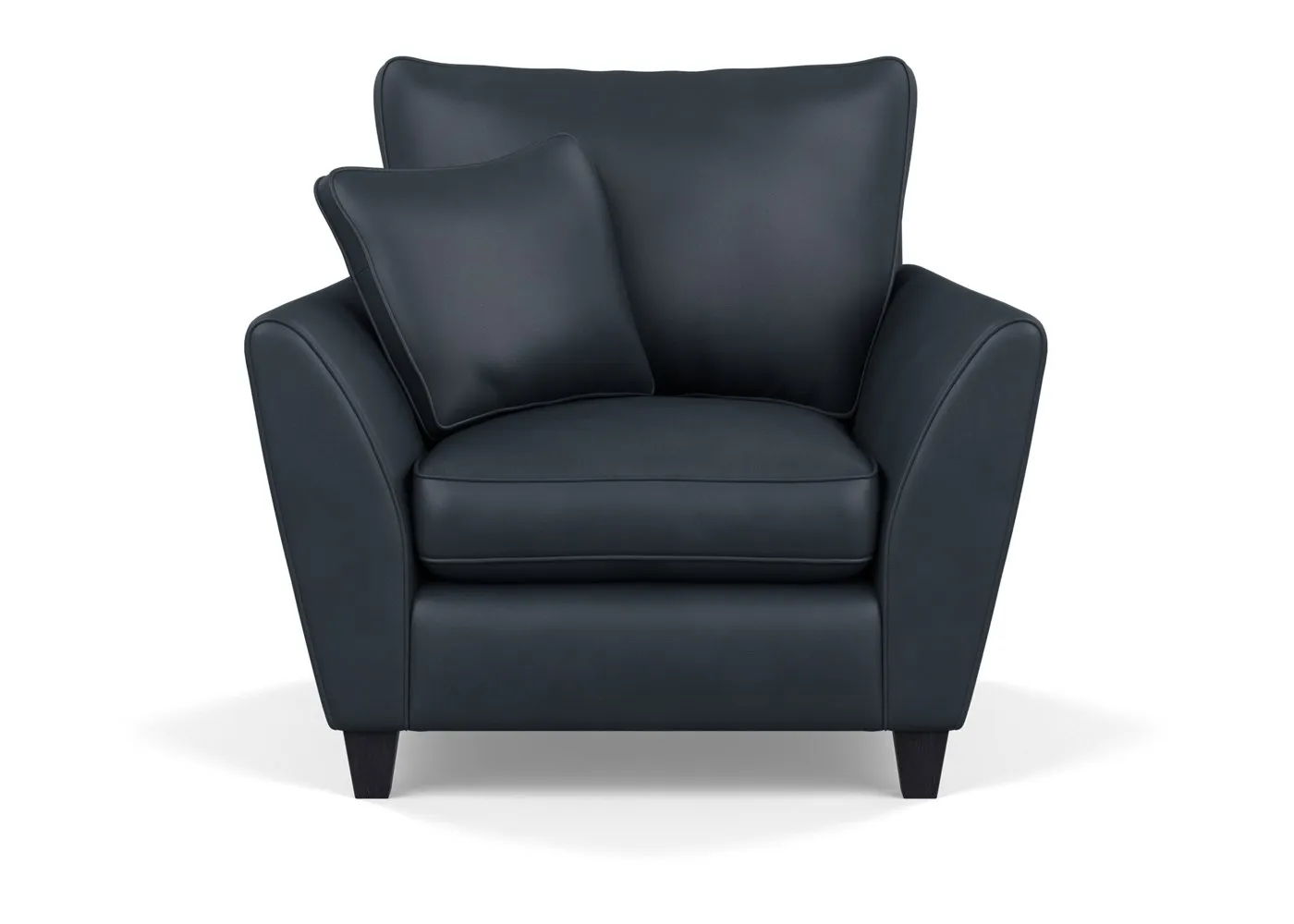 Heal's Torino Armchair Broad Weave Putty Black Feet 1