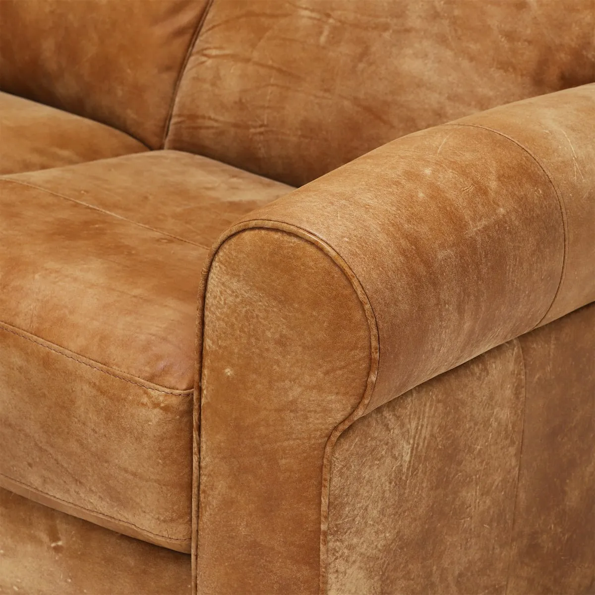 Houston Medium Corner Lhf Chaise Corner Sofa, Brown Leather | Barker & Stonehouse 5