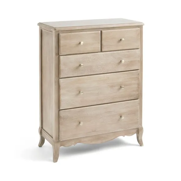 Giselle 5 Drawer Chest, Mango Wood 6