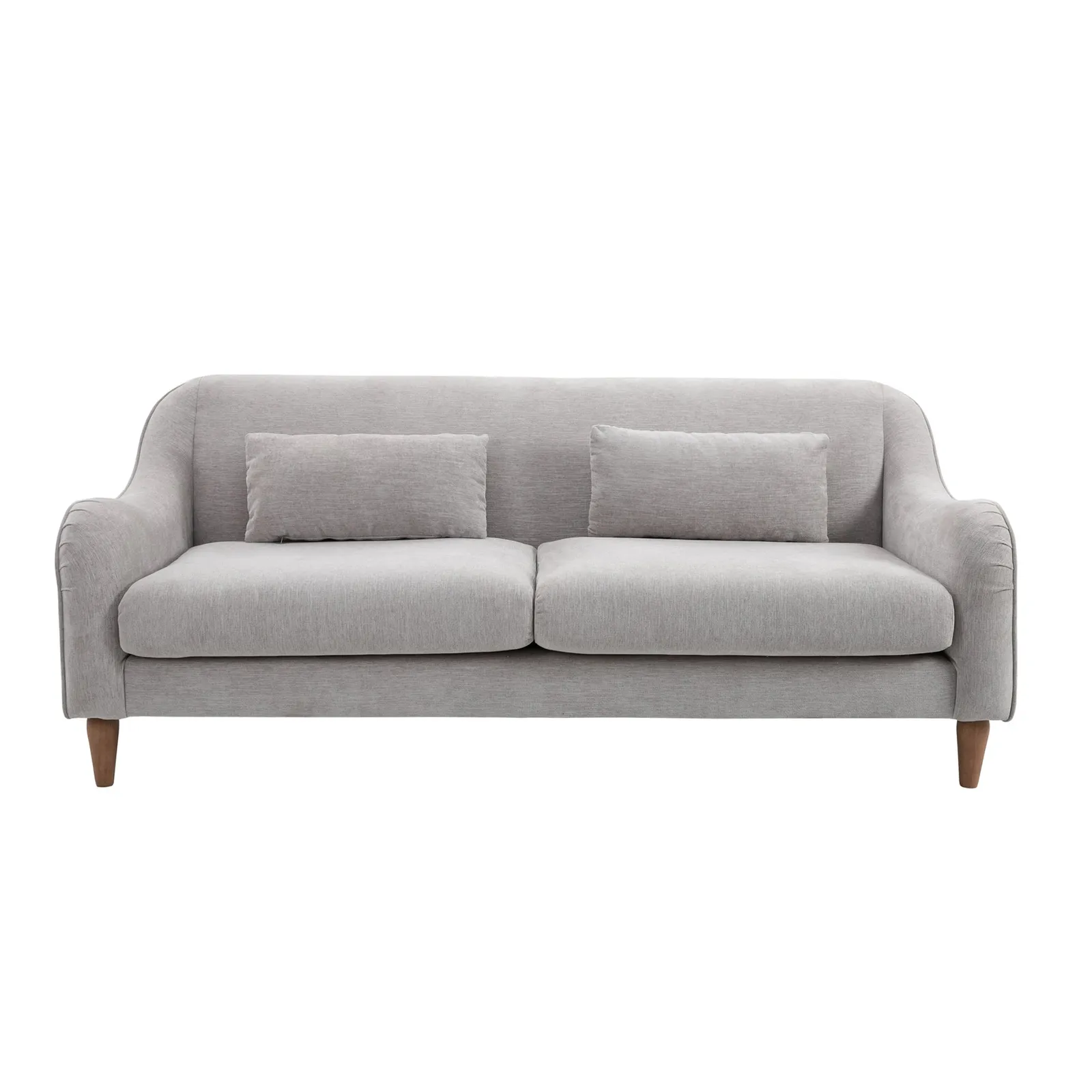 Heidy Chenille 3 Seater Sofa - Grey Grey