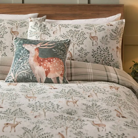 Forest Animals 100% Cotton Duvet Cover & Pillowcase Set 2