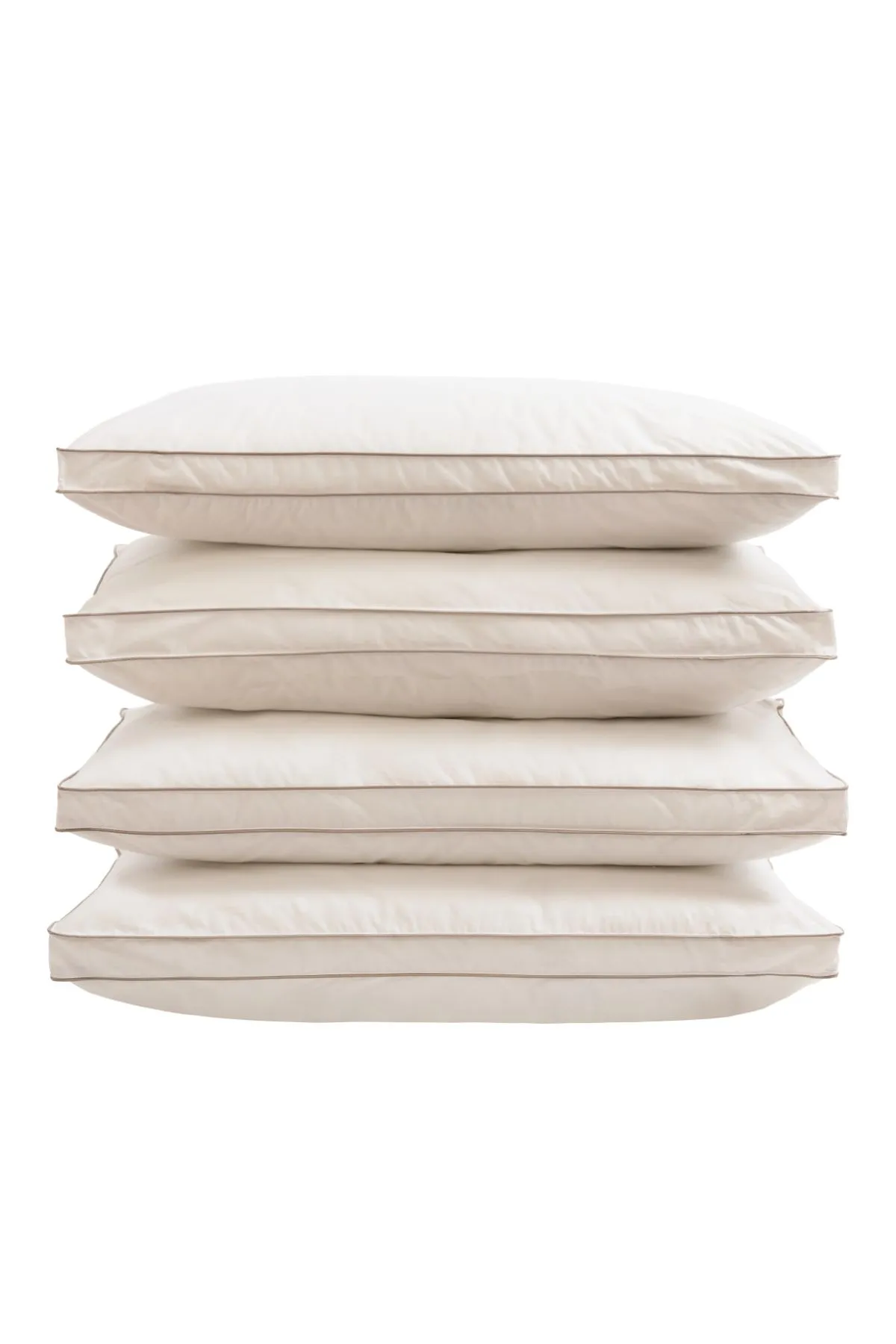 Soak&Sleep Soft As Down Microfibre Standard Pillow 4 Pack - Medium/Firm in White 5