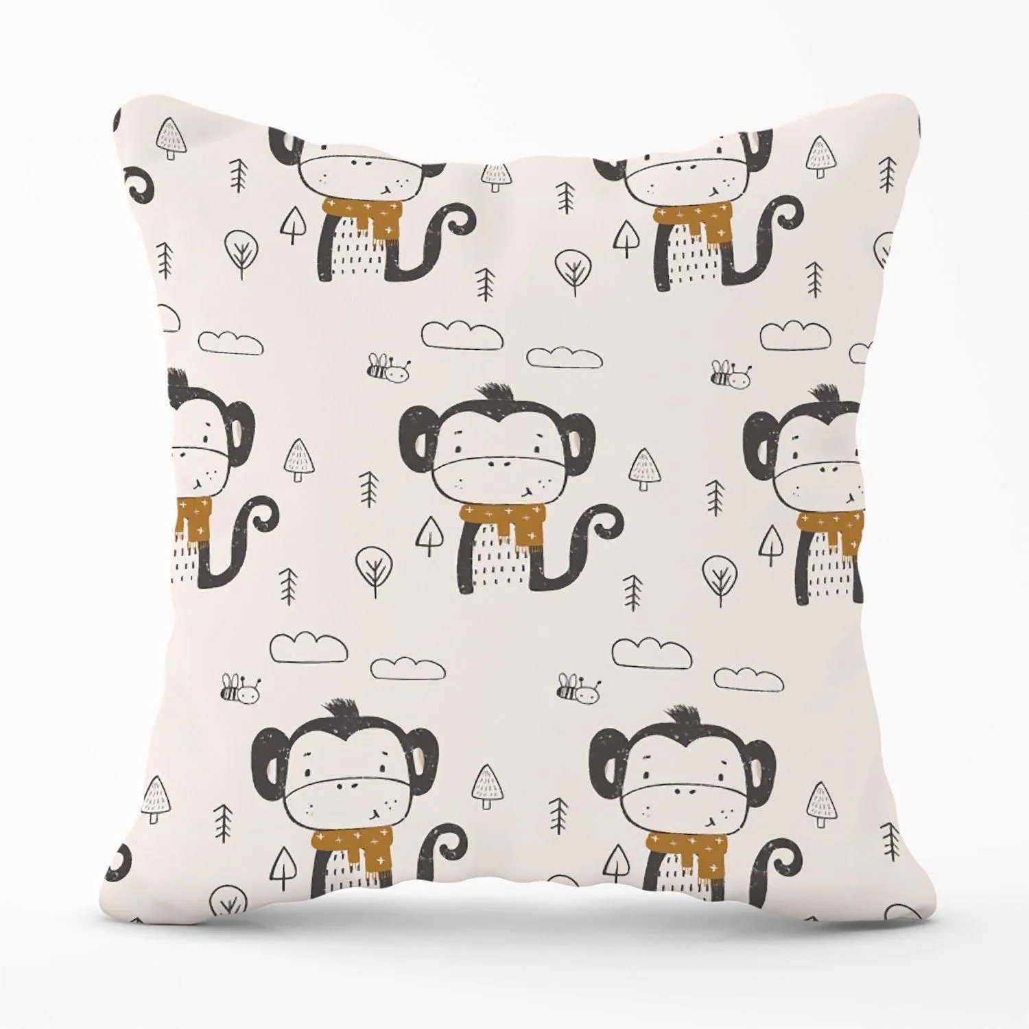 Warren Reed - Designer Monkey Forest Outdoor Cushion