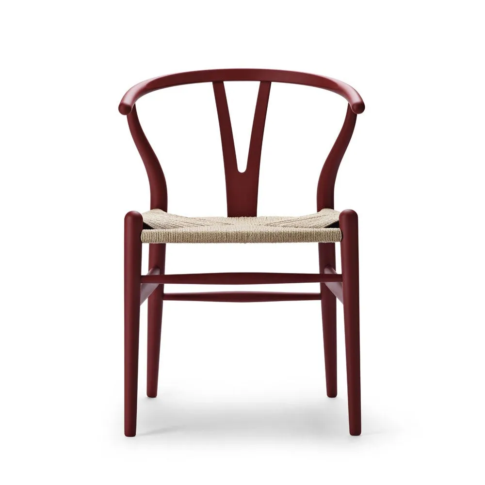 Carl Hansen & Son CH24 Wishbone Chair Soft Red Brown 3