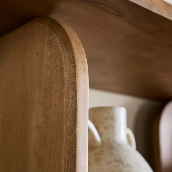 Paddle Bookcase, Mango Wood 3