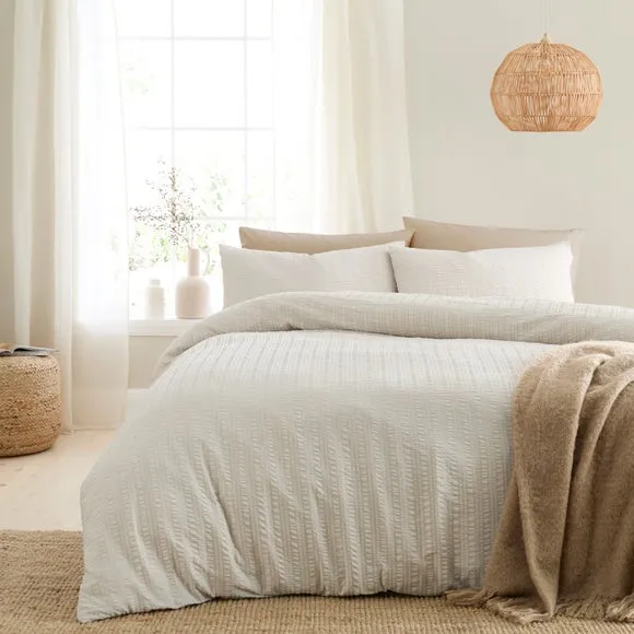 Finn Seersucker Duvet Cover & Pillowcase Set 6