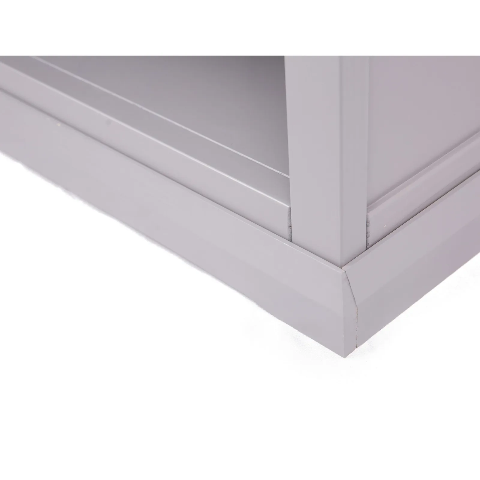 Cabinet Bits Bookcase with plinth 120x70x25cm in Grey 6