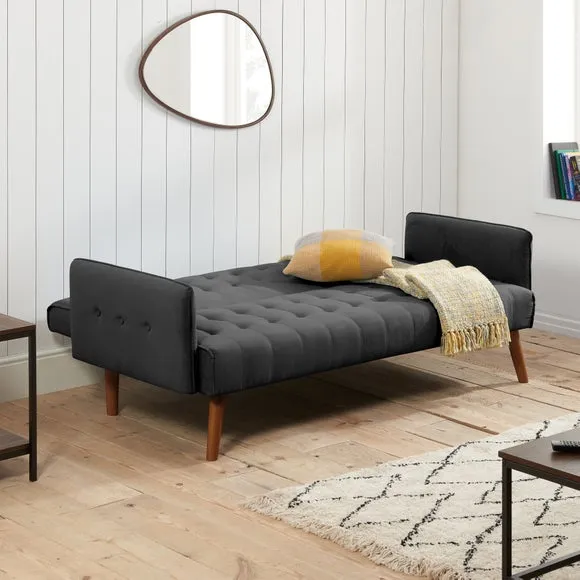 Hudson Charcoal Double Sofa Bed 2