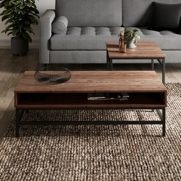 Fulton Square & Rectangular Nesting Coffee Tables 2