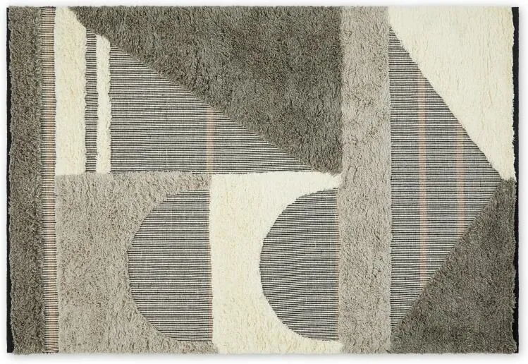 Lawton Wool Blend Rug, Large 160 x 230cm, Blue Grey