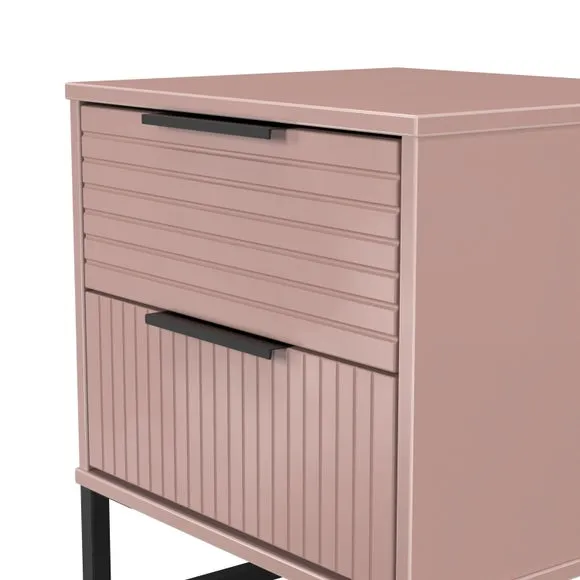 Harborne 2 Drawer Bedside Table 5