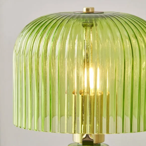 Pacific Lifestyle Zandra Retro Ribbed Table Lamp 2