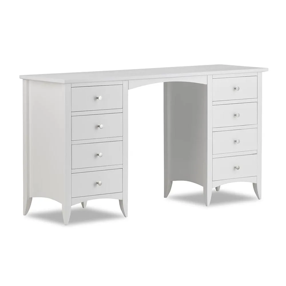 Statement Furniture Edward Hopper Dressing Table with 8 Drawers in White 2
