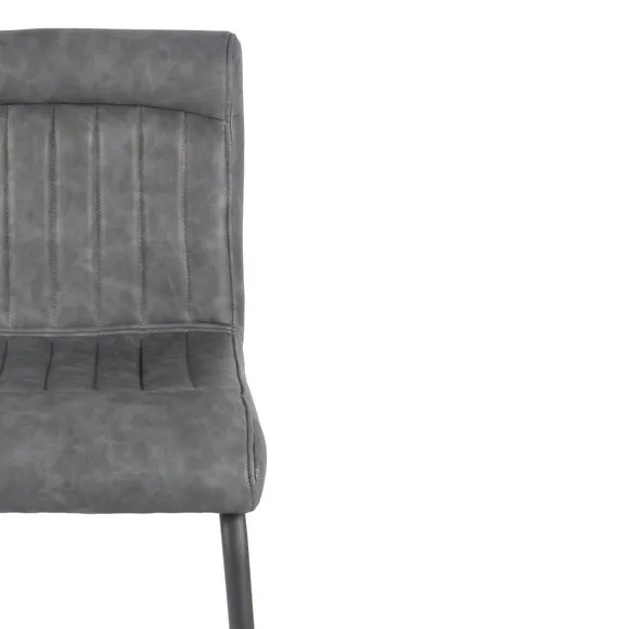 Felix Counter Height Cantilever Bar Stool, Faux Leather 6