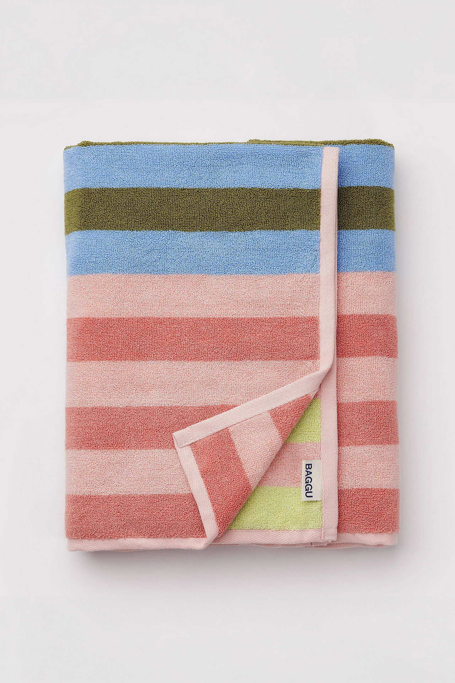 BAGGU Sherbet Striped Bath Towel ALL